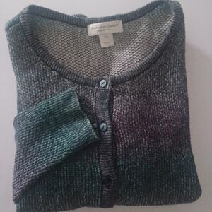 Christopher & Banks Ombre Knit Cardigan Sweater Sz S Petite